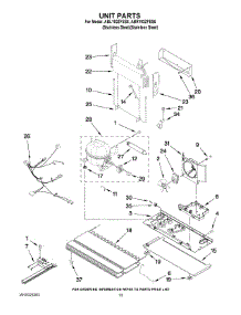 07 - Unit Parts parts for Maytag Refrigerator ABR192ZFES6 from AppliancePartsPros.com