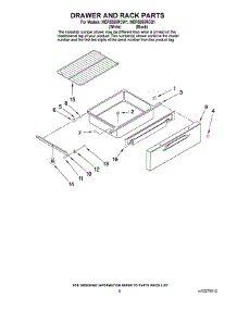 05 - Drawer And Rack Parts parts for Maytag Range MER5555RCB1 from AppliancePartsPros.com