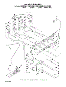 04 - Manifold Parts parts for Maytag Range MGR5875QDB1 from AppliancePartsPros.com