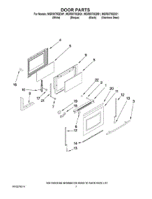 05 - Door Parts parts for Maytag Range MGR5875QDS1 from AppliancePartsPros.com