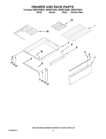 06 - Drawer And Rack Parts parts for Maytag Range MGR5875QDS1 from AppliancePartsPros.com