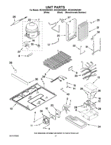 11 - Unit Parts parts for Maytag Refrigerator MCD2358WEW01 from AppliancePartsPros.com