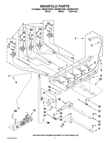 04 - Manifold Parts parts for Maytag Range MGR8875WW1 from AppliancePartsPros.com