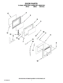 05 - Door Parts parts for Maytag Range MGR8875WB1 from AppliancePartsPros.com