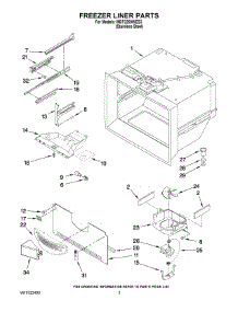 02 - Freezer Liner Parts parts for Maytag Refrigerator MBF2258WES3 from AppliancePartsPros.com