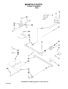 03 - Manifold Parts parts for Maytag Range CLY2260BDB12 from AppliancePartsPros.com