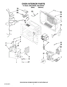 02 - Oven Interior Parts parts for Maytag Microwave AMC7159TAS1 from AppliancePartsPros.com