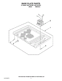 04 - Base Plate Parts parts for Maytag Microwave AMC7159TAS1 from AppliancePartsPros.com