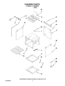 04 - Chassis Parts parts for Maytag Range CLY1620BDB13 from AppliancePartsPros.com