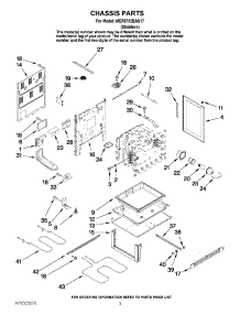 03 - Chassis Parts parts for Maytag Range MER5752BAS17 from AppliancePartsPros.com