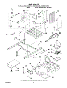 11 - Unit Parts parts for Maytag Refrigerator MSD2559XEM00 from AppliancePartsPros.com