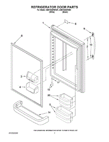 04 - Refrigerator Door Parts parts for Maytag Refrigerator ABB192ZWEW0 from AppliancePartsPros.com