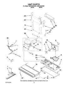 07 - Unit Parts parts for Maytag Refrigerator ABB192ZWEW0 from AppliancePartsPros.com