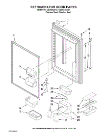 04 - Refrigerator Door Parts parts for Maytag Refrigerator GB2026LEKS7 from AppliancePartsPros.com