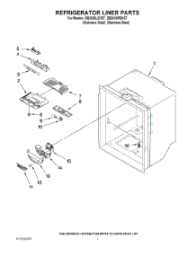 02 - Refrigerator Liner Parts parts for Maytag Refrigerator GB2026REKS7 from AppliancePartsPros.com