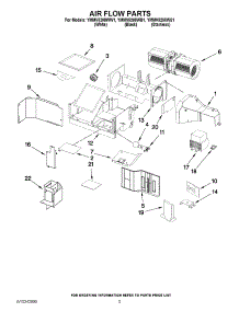 04 - Air Flow Parts parts for Maytag Microwave YMMV5208WB1 from AppliancePartsPros.com
