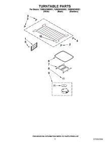 05 - Turntable Parts parts for Maytag Microwave YMMV5208WS1 from AppliancePartsPros.com