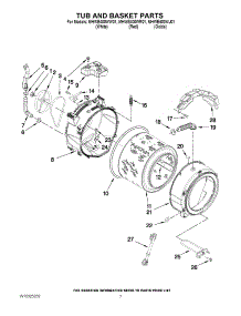 05 - Tub And Basket Parts parts for Maytag Washer MHWE400WW01 from AppliancePartsPros.com