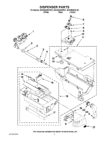 04 - Dispenser Parts parts for Maytag Washer MHWE400WR01 from AppliancePartsPros.com