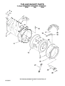 05 - Tub And Basket Parts parts for Maytag Washer MHWE450WR01 from AppliancePartsPros.com