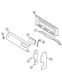 02 - Control Panel parts for Maytag Range MGR1320ADA from AppliancePartsPros.com