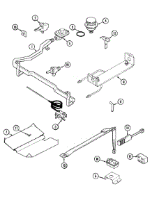 04 - Gas Controls parts for Maytag Range MGR4450BDA from AppliancePartsPros.com