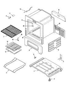 05 - Oven / Base parts for Maytag Range MGR4451BDQ from AppliancePartsPros.com