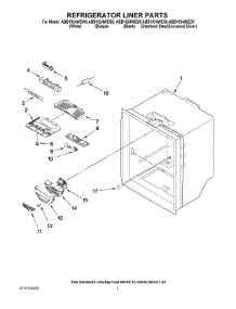 02 - Refrigerator Liner Parts parts for Maytag Refrigerator ABB1924WEB0 from AppliancePartsPros.com