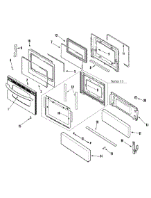 04 - Door / Drawer (Stl) parts for Maytag Range MGR4452BDS from AppliancePartsPros.com