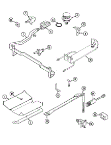 04 - Gas Controls parts for Maytag Range MGR4770ADH from AppliancePartsPros.com