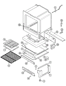 05 - Oven / Base parts for Maytag Range MGR5510ADL from AppliancePartsPros.com