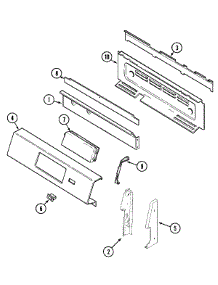02 - Control Panel (Adt) parts for Maytag Range MGR5729ADT from AppliancePartsPros.com
