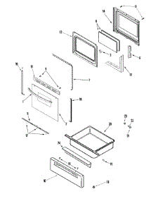 03 - Door / Drawer parts for Maytag Range MGR5751ADQ from AppliancePartsPros.com