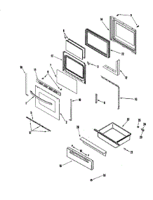 03 - Door / Drawer parts for Maytag Range MGR5752ADW from AppliancePartsPros.com