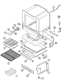 05 - Oven / Base parts for Maytag Range MGR5770BDB from AppliancePartsPros.com