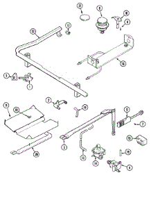 04 - Gas Controls parts for Maytag Range MGR5770BDQ from AppliancePartsPros.com