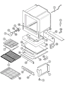 05 - Oven / Base parts for Maytag Range MGR5775ADW from AppliancePartsPros.com