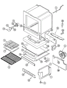 05 - Oven / Base parts for Maytag Range MGR5870BDQ from AppliancePartsPros.com