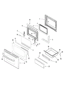 04 - Door / Drawer (Stl) parts for Maytag Range MGR5875QDS from AppliancePartsPros.com