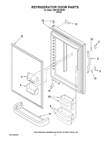 04 - Refrigerator Door Parts parts for Maytag Refrigerator ABB1921WEW0 from AppliancePartsPros.com