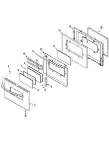 03 - Door (Lower-Bds) parts for Maytag Range MGR6772BDS from AppliancePartsPros.com