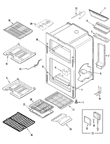 06 - Oven parts for Maytag Range MGR6772BDW from AppliancePartsPros.com