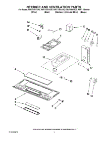 03 - Interior And Ventilation Parts parts for Maytag Microwave AMV1150VAS0 from AppliancePartsPros.com