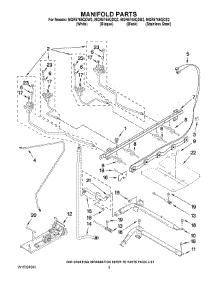 04 - Manifold Parts parts for Maytag Range MGR5765QDW2 from AppliancePartsPros.com
