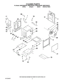03 - Chassis Parts parts for Maytag Range MGR5765QDQ2 from AppliancePartsPros.com