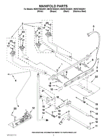 04 - Manifold Parts parts for Maytag Range MGR5765QDW1 from AppliancePartsPros.com