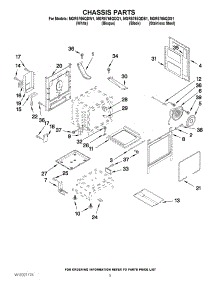03 - Chassis Parts parts for Maytag Range MGR5765QDS1 from AppliancePartsPros.com