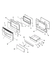 03 - Door / Drawer (Stl) parts for Maytag Range MGRH752BDS from AppliancePartsPros.com