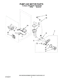 06 - Pump And Motor Parts parts for Maytag Washer NFW7500VW01 from AppliancePartsPros.com