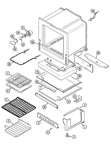 04 - Oven / Base parts for Maytag Range MGS5770ADA from AppliancePartsPros.com